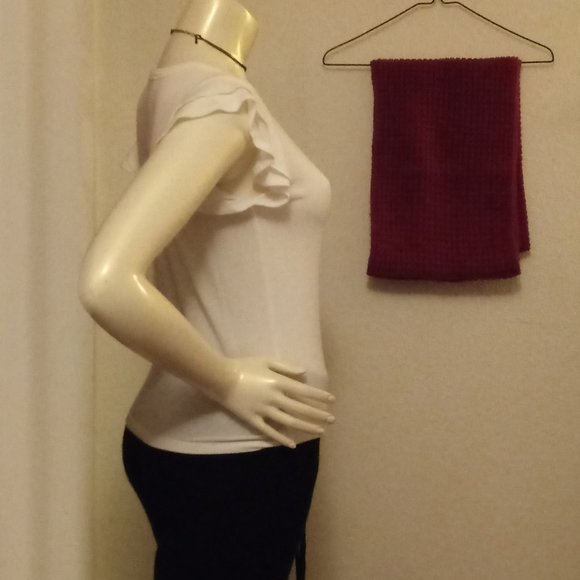 Burgundy Scarf and Head or wristband - Picture 8 of 15